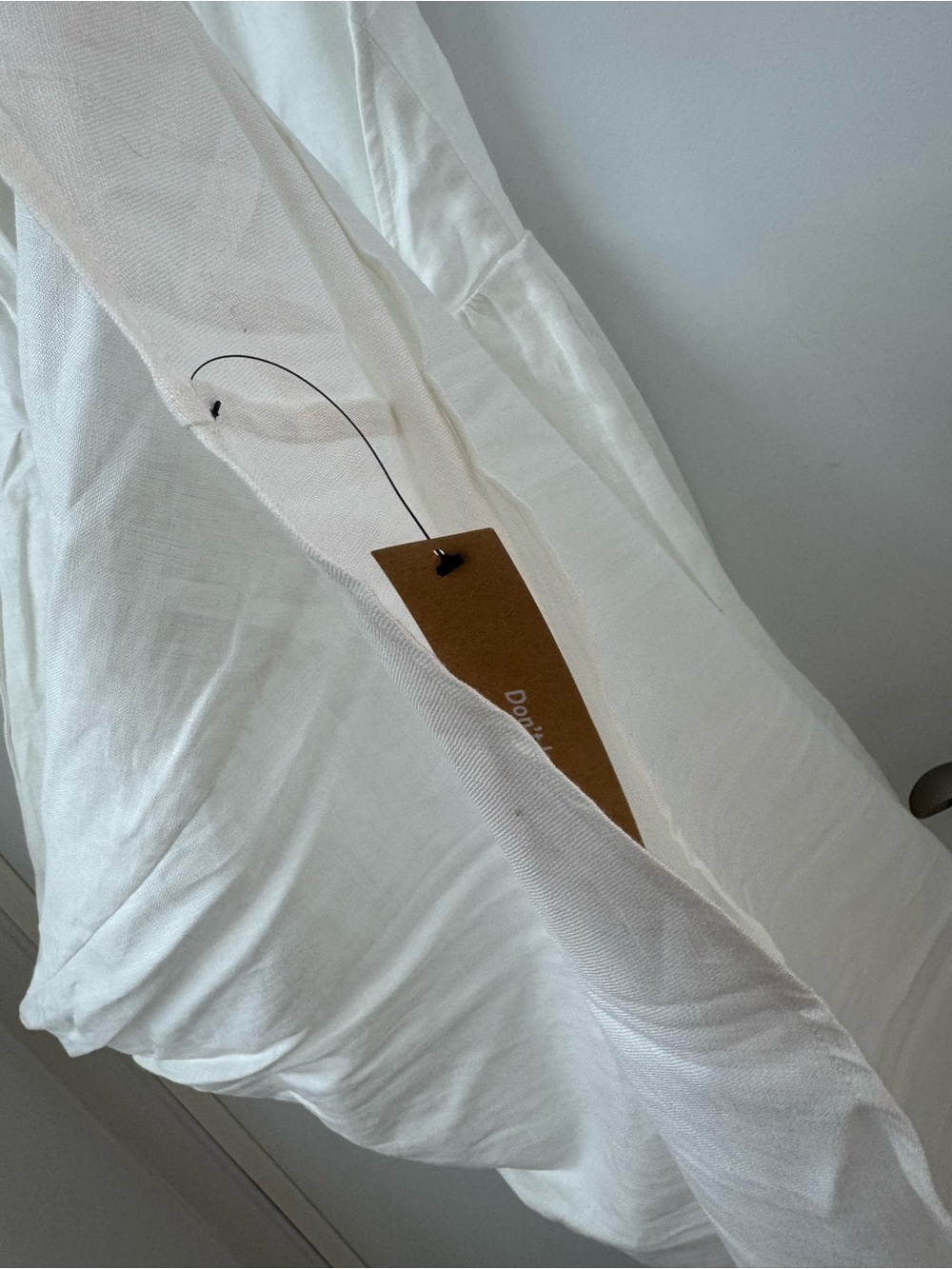 Reformation White Halter Collared Midi Dress - Picture 7 of 7